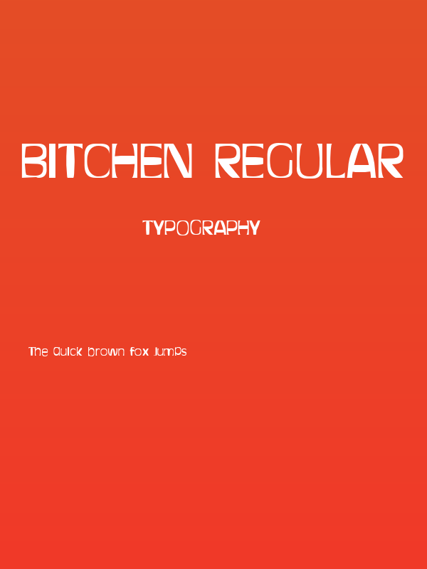 Bitchen Regular Poster