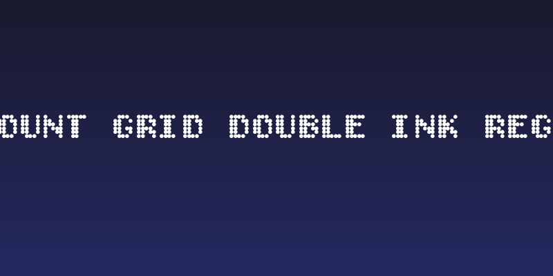 Bitcount Grid Double Ink Regular Social Header