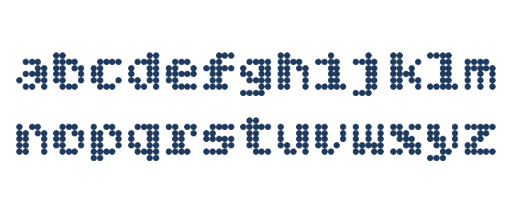 Bitcount Grid Double Ink Regular Lowercase