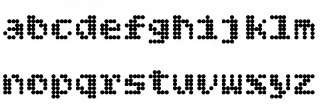 Bitcount Grid Double Ink Regular Fonte MINÚSCULAS