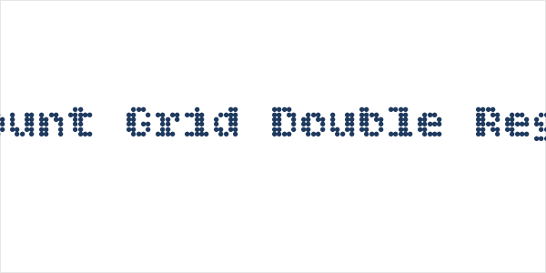 Bitcount Grid Double Regular Logo