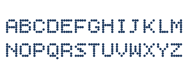 Bitcount Grid Single Ink Regular Uppercase