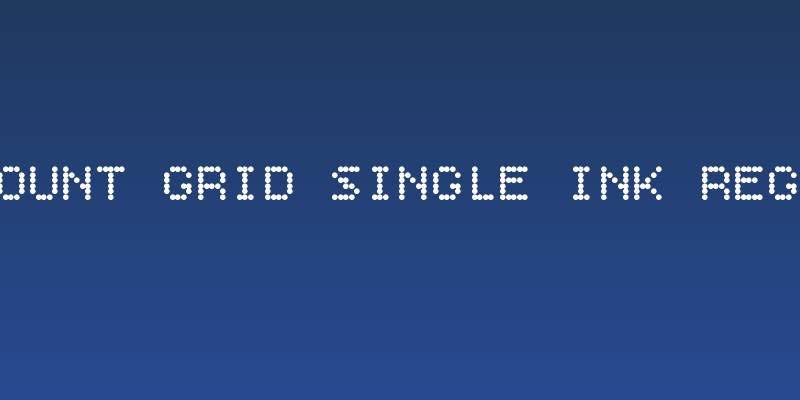 Bitcount Grid Single Ink Regular Social Header