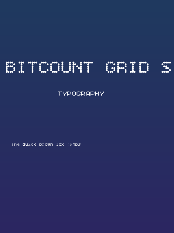 Bitcount Grid Single Regular Poster