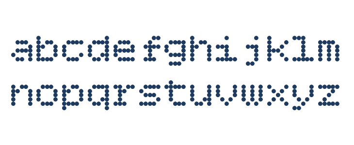 Bitcount Grid Single Regular Lowercase