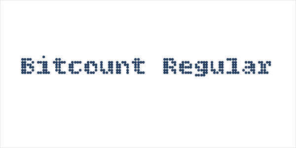 Bitcount Regular Logo