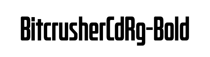 BitcrusherCdRg-Bold  font caratteri gratis