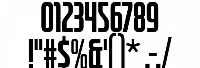 BitcrusherCdRg-Bold Font OTHER CHARS