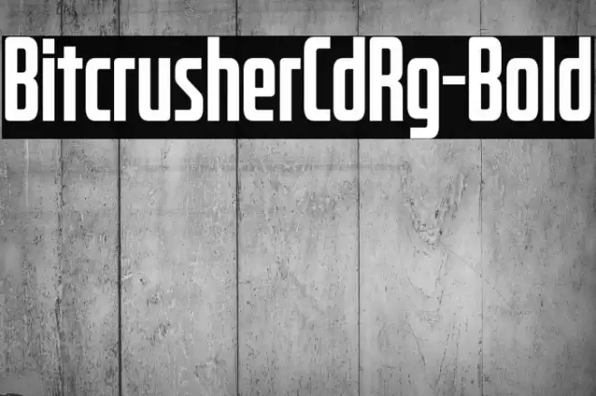 BitcrusherCdRg-Bold Font examples