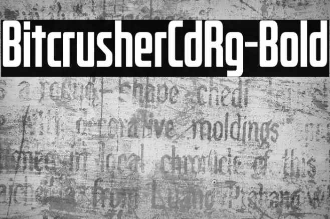 BitcrusherCdRg-Bold Font examples