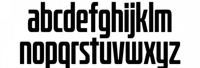 BitcrusherCdRg-Bold 字体 小写