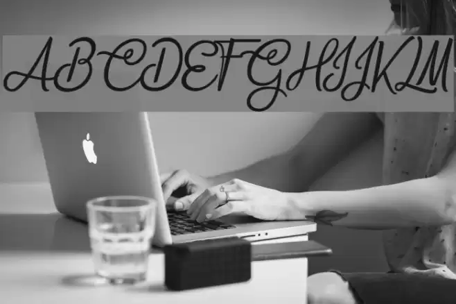 Bite Chocolate Font examples