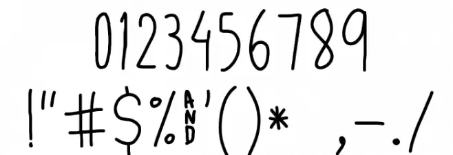 Bite _ Bullet Font OTHER CHARS