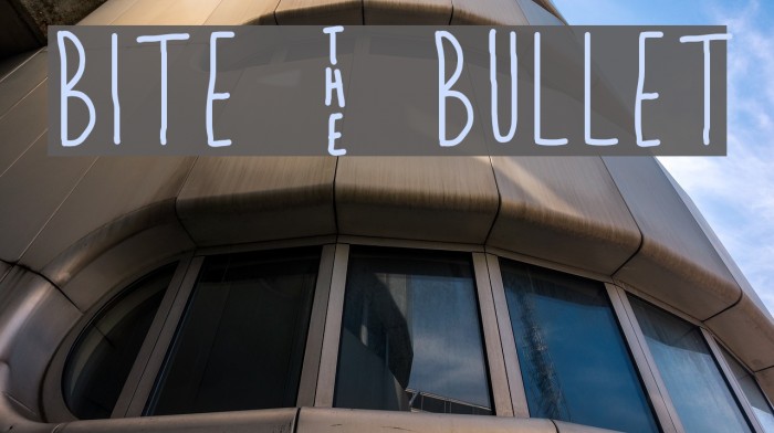 Bite _ Bullet Font examples