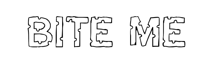 Bite me Font