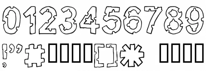 Bite me Font OTHER CHARS