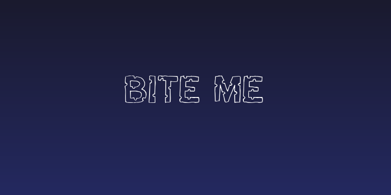 Bite me Social Header