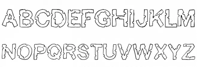 Bite me Schriftart Groß