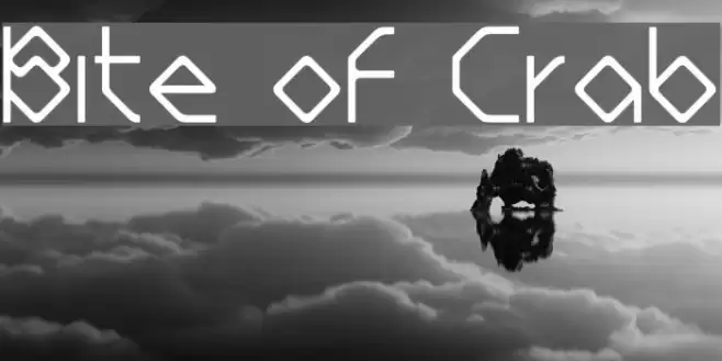 Bite of Crab Font examples