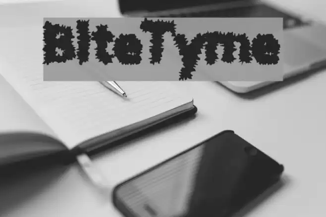 BiteTyme Font examples