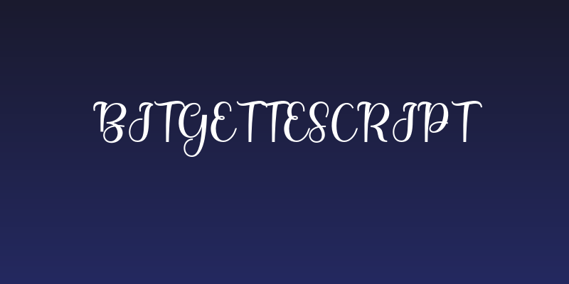 BitgetteScript Social Header