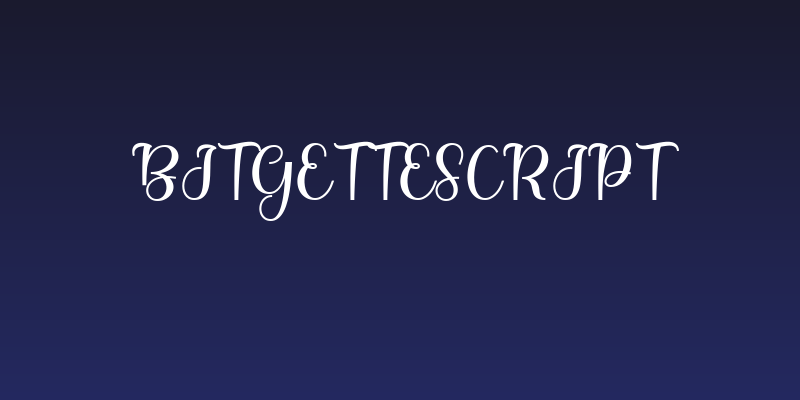 BitgetteScript Social Header