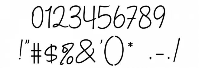 Bithea फ़ॉन्ट अन्य घर का काम