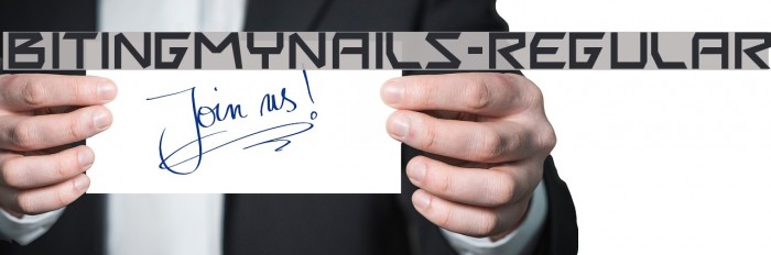 BitingMyNails-Regular Font examples