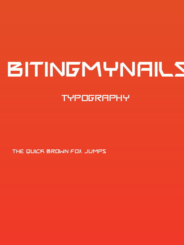 BitingMyNails-Regular Poster