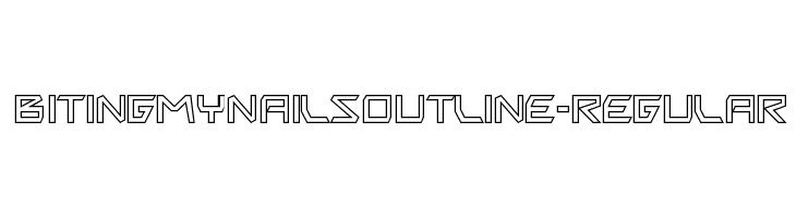 BitingMyNailsOutline-Regular  Descarca Fonturi Gratis