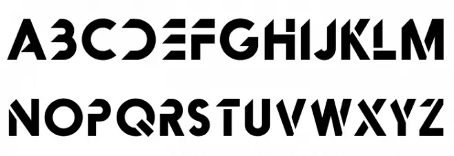 Bitink Шрифта ВЕРХНИЙ