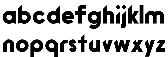 Bitink Font LOWERCASE
