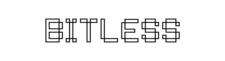 Bitless  フリーフォントのダウンロード