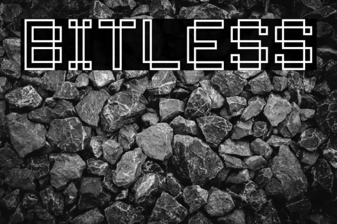 Bitless Font examples