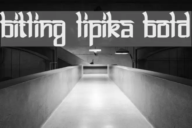 Bitling lipika Bold Font examples