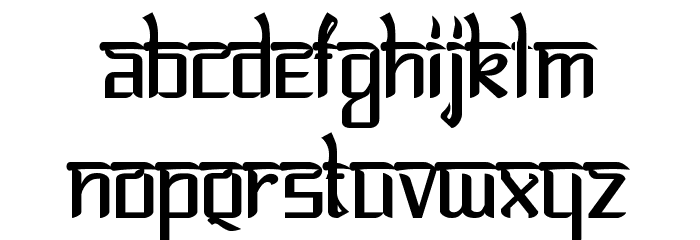 Bitling lipika Regular Font LOWERCASE