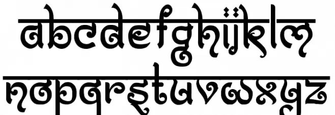 Bitling moksh Regular फ़ॉन्ट अपरकेस