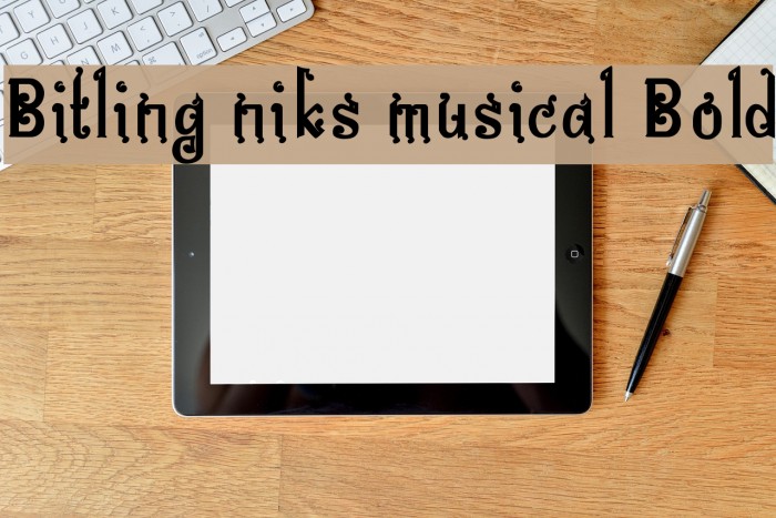 Bitling niks musical Bold Example 1