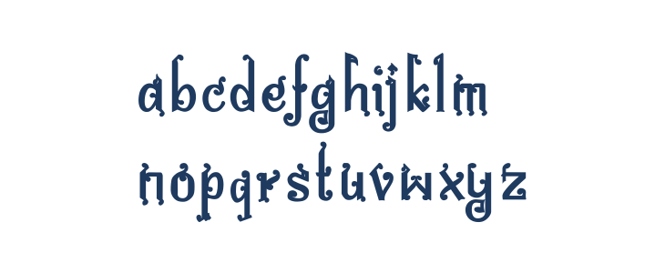 Bitling niks musical Bold Lowercase