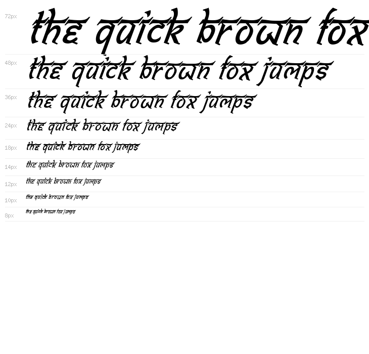 Bitling shivom Italic Waterfall