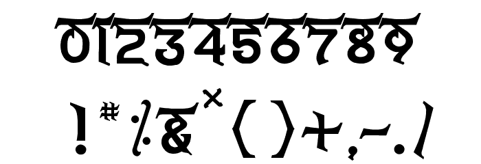 Bitling shivom Regular Font OTHER CHARS