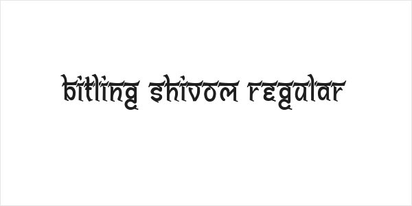 Bitling shivom Regular Logo
