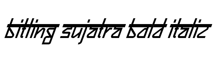 Bitling sujatra Bold Italic  Descarca Fonturi Gratis