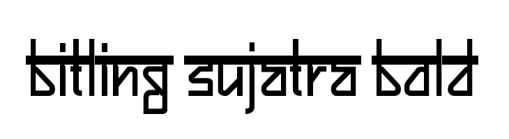 Bitling sujatra Bold  لخطوط تنزيل