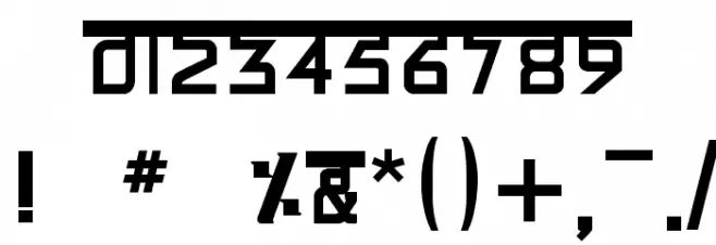 Bitling sujatra Bold Font OTHER CHARS