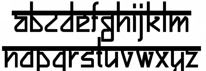 Bitling sujatra Bold Schriftart Groß
