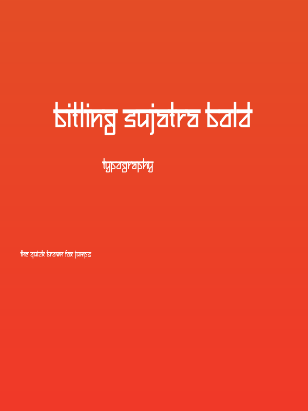 Bitling sujatra Bold Poster