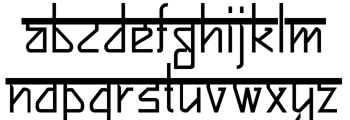 Bitling sujatra Regular Font LOWERCASE