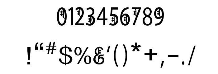 Bitling sulochi calligra Regular Font OTHER CHARS