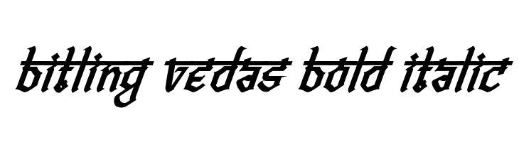 Bitling vedas Bold Italic  font caratteri gratis
